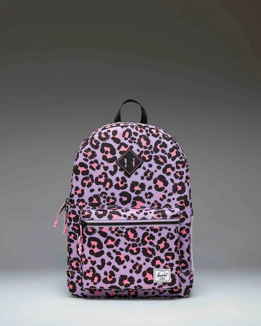 Pink Leopard Backpack in Pink / Leopard print