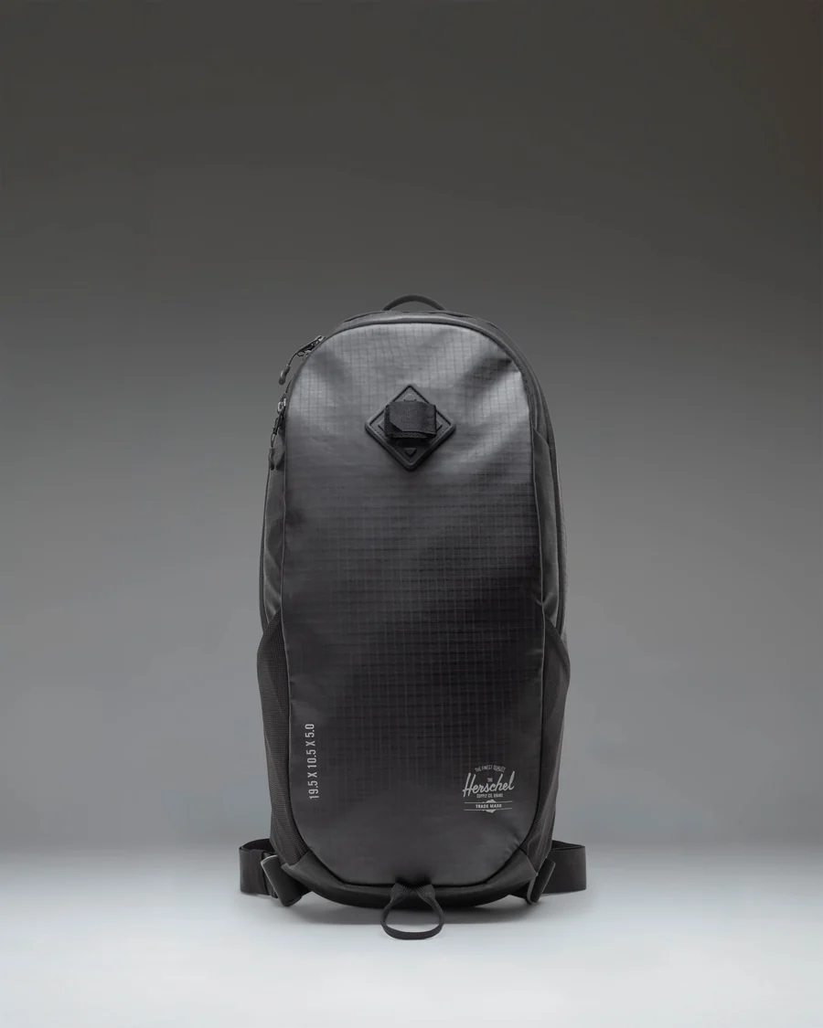 Charcoal Curve Backpack in Charcoal
